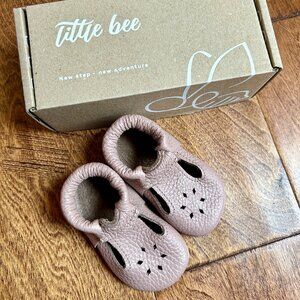 Little Bee Leather Baby Moccasins 2.5